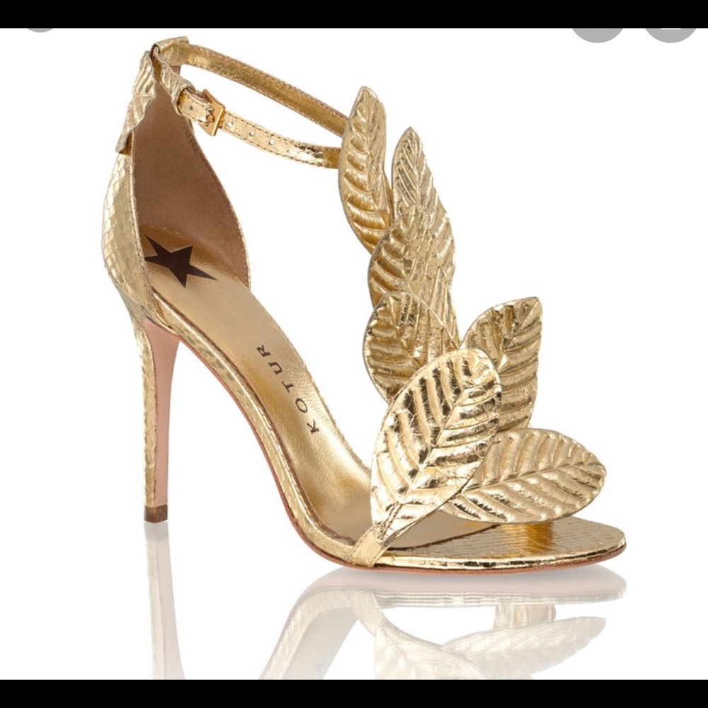 Kotur Gold Leaf Heels!